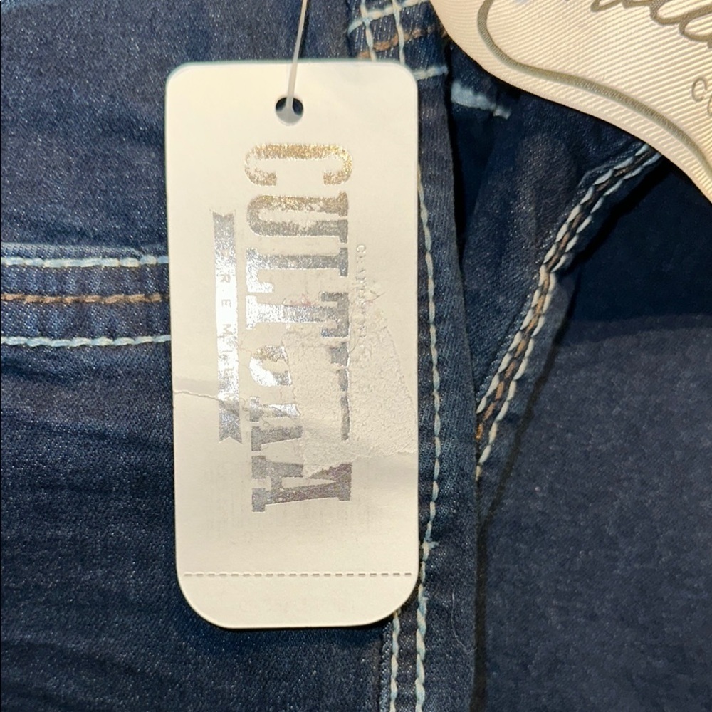 NEW Cultura Superior Denim Goods NYC Women's Straight Fit Jeans - Dark Blue - Picture 3 of 11
